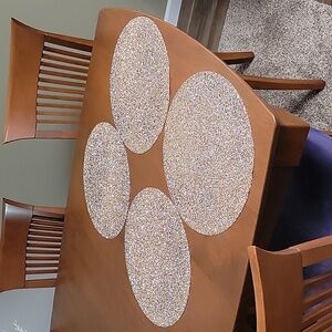 Sparkles Home Luminous Placemat in Rose Gold